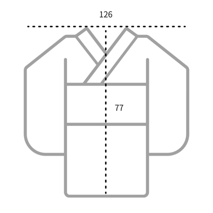 Traditional Japanese Overcoat worn over kimono