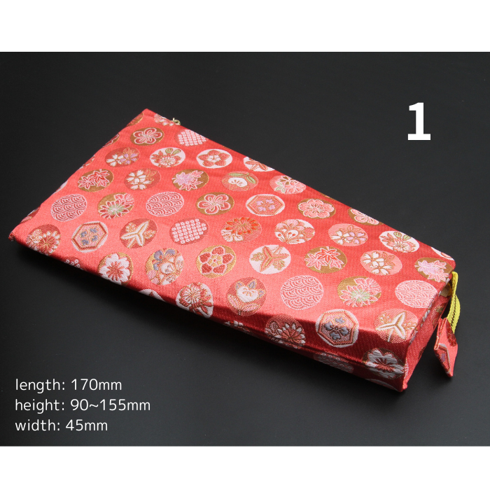 Japanese style Elegant Bachi Case with a zipper