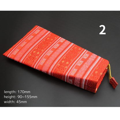 Japanese style Elegant Bachi Case with a zipper