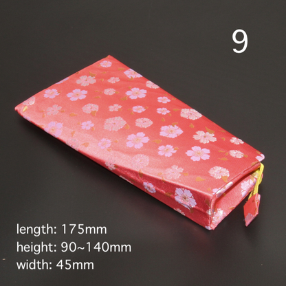 Japanese style Elegant Bachi Case with a zipper