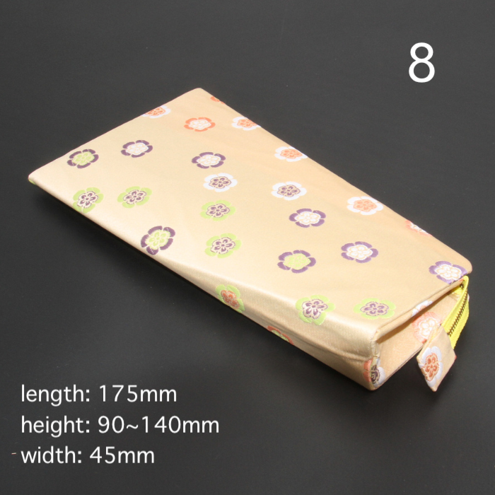 Japanese style Elegant Bachi Case with a zipper