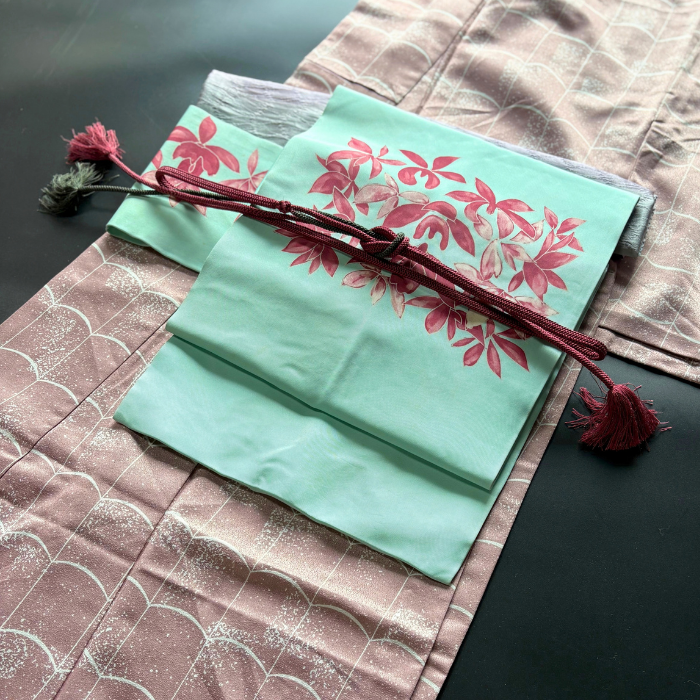 Pre-owned Japanese Silk Nagoya Obi