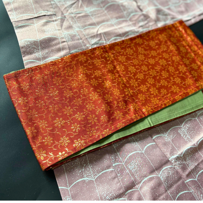 Pre-owned Japanese Reversible Hanhaba Obi