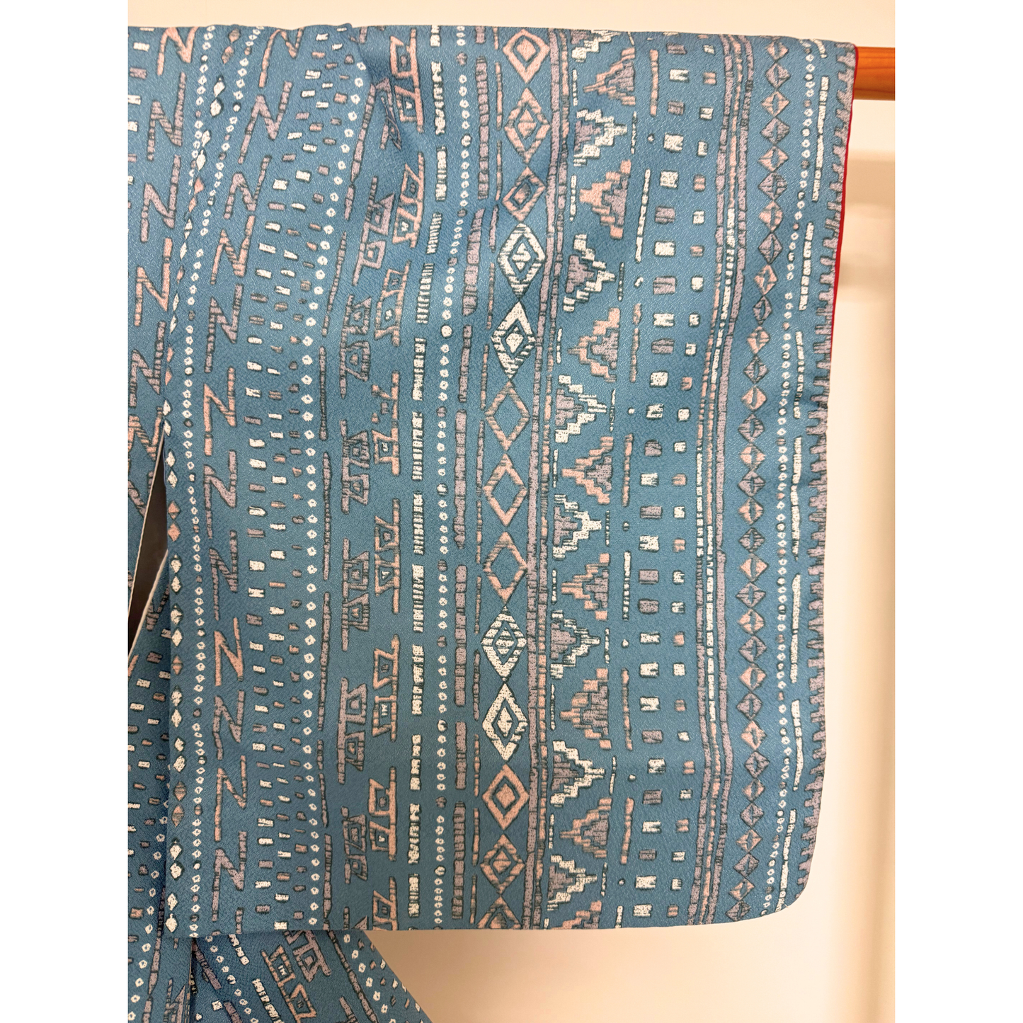 Pre-Owned Kimono inspired by Traditional Japanese Indigo Dyeing