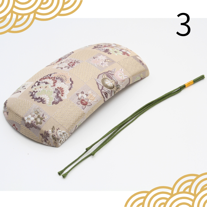 Gorindai Designed Doukake (cover of the dou) with silk cords