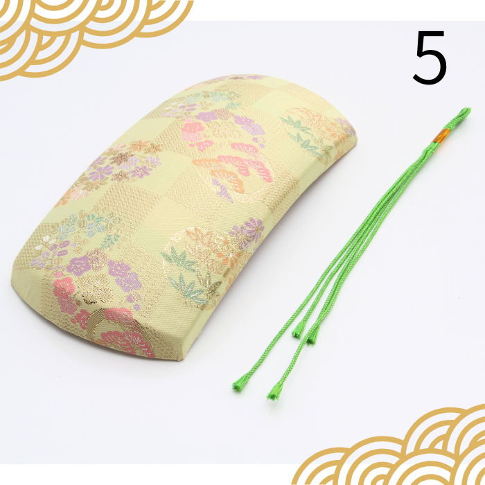 Gorindai Designed Doukake (cover of the dou) with silk cords