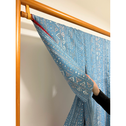 Pre-Owned Kimono inspired by Traditional Japanese Indigo Dyeing