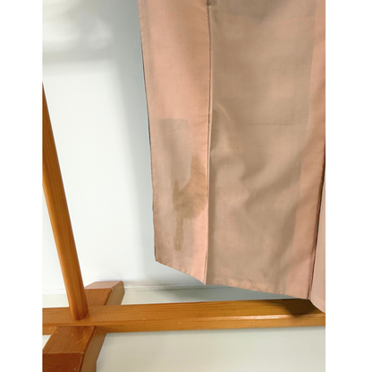 Pre-Owned Tsumugi Silk Kimono – Classic Checked Kasuri Pattern