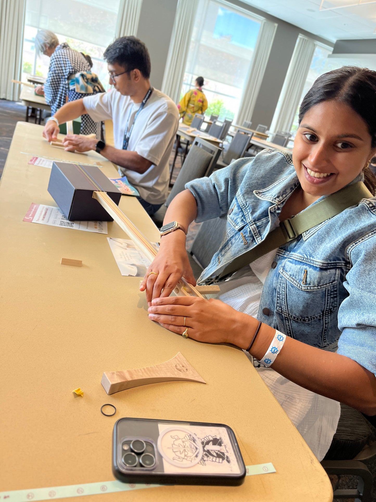Shamisen Workshop in our shop in Tokyo