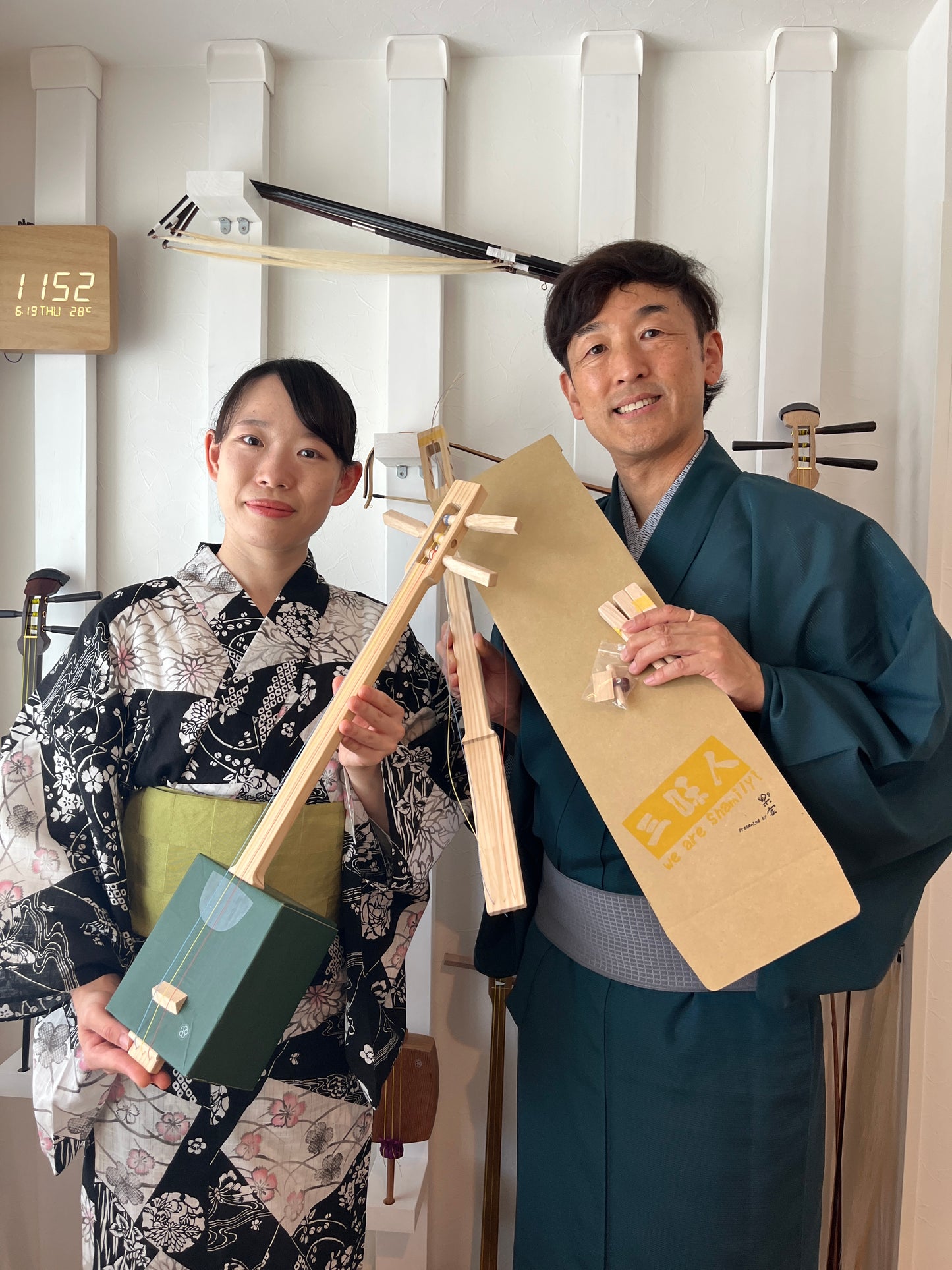 Shamisen Workshop in our shop in Tokyo