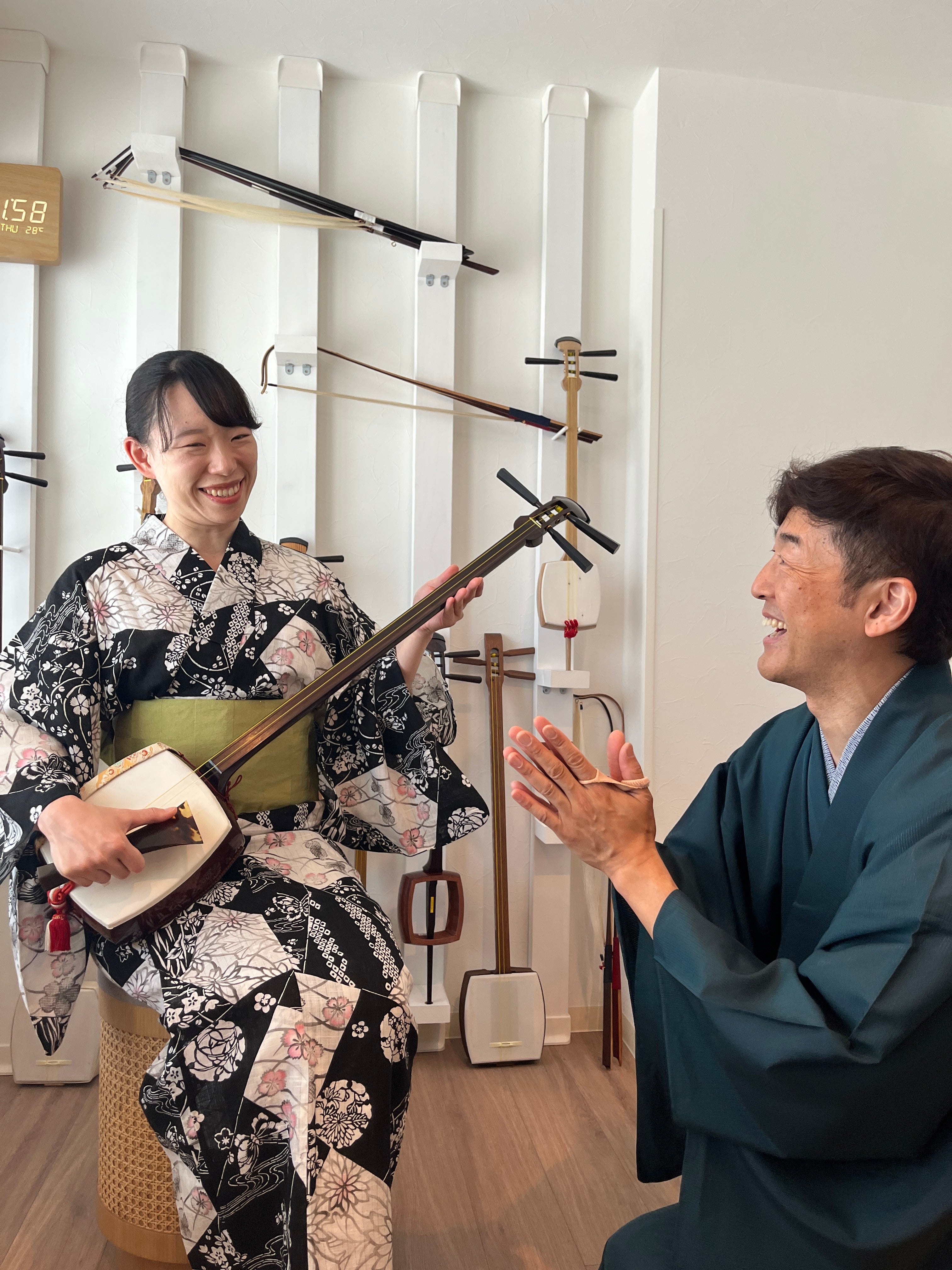 Wagakki (instrument: Shamisen, Kokyu, SHABO) Experience – Itone Japan