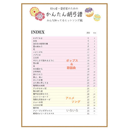Kokyu Score Book for Beginners ‘Hit songs’